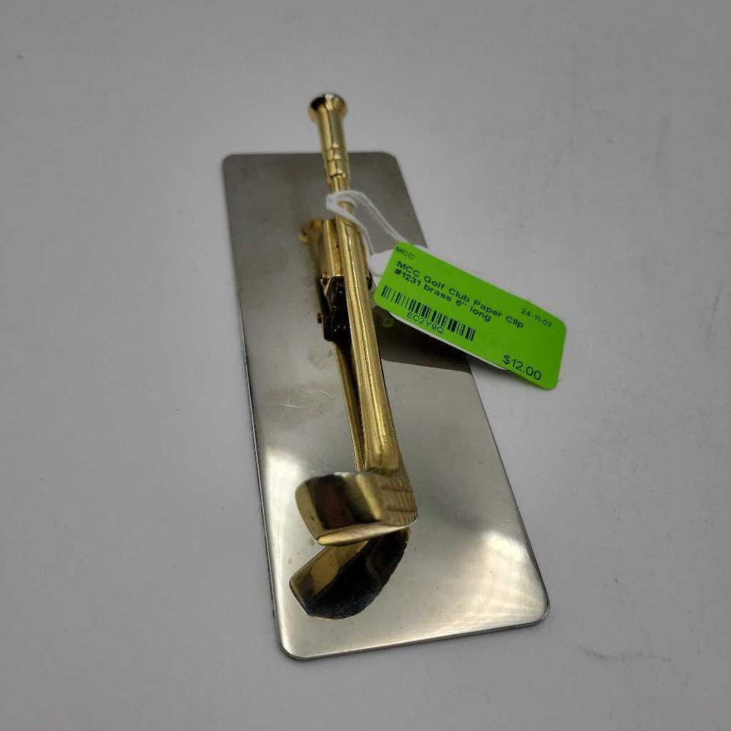Golf Club Paper Clip #1231