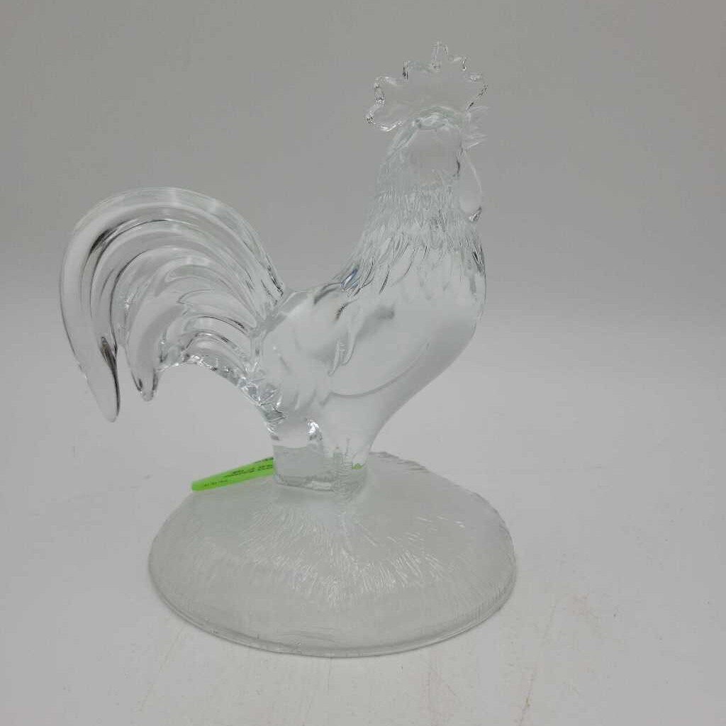 Large Glass Rooster (YVO) (411)