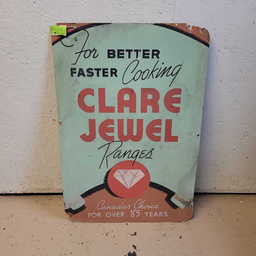 Clare Jewel Range Cardboard Sign (JAS)