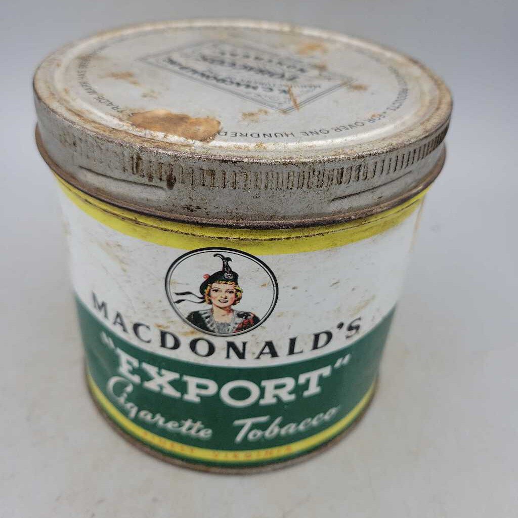 Macdonald's Export Tobacco tin (YVO) 501