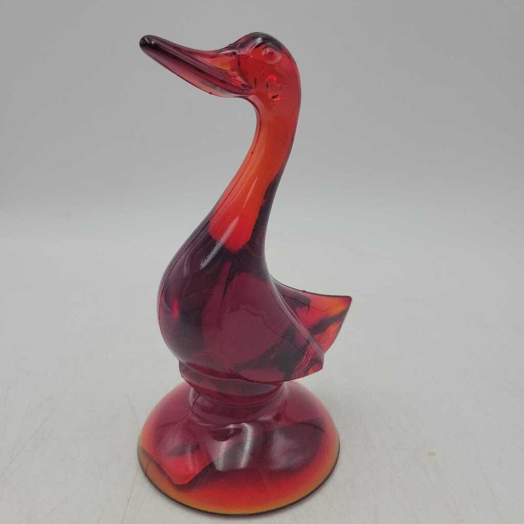 Viking Epic line Glass Duck 5.5" figure/paperweight (BG)