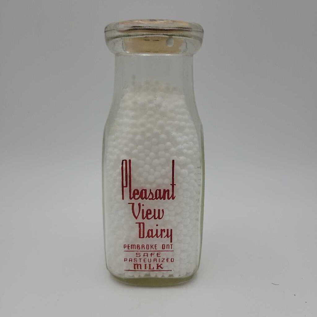 Pleasant View Dairy milk bottle Pembroke (JAS)