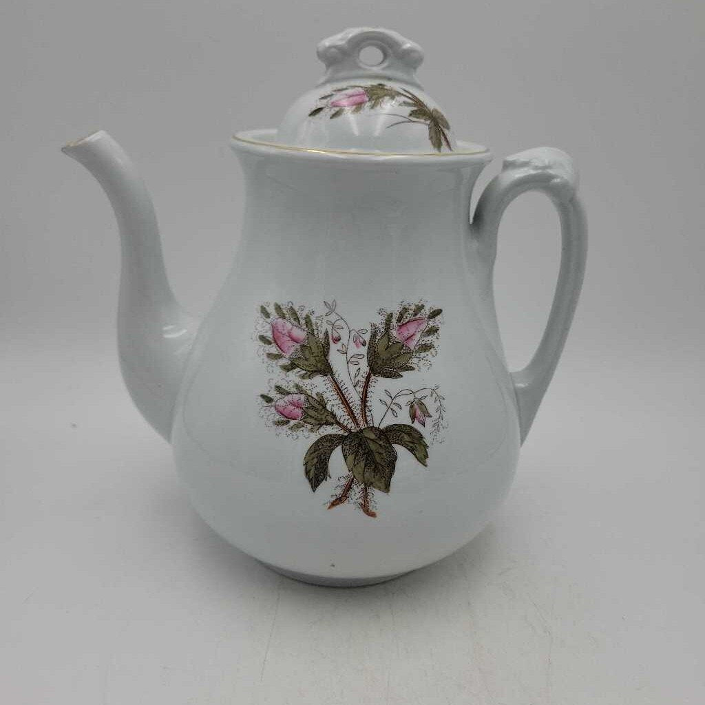 Large Ironstone Coffee Pot (YVO) (501)