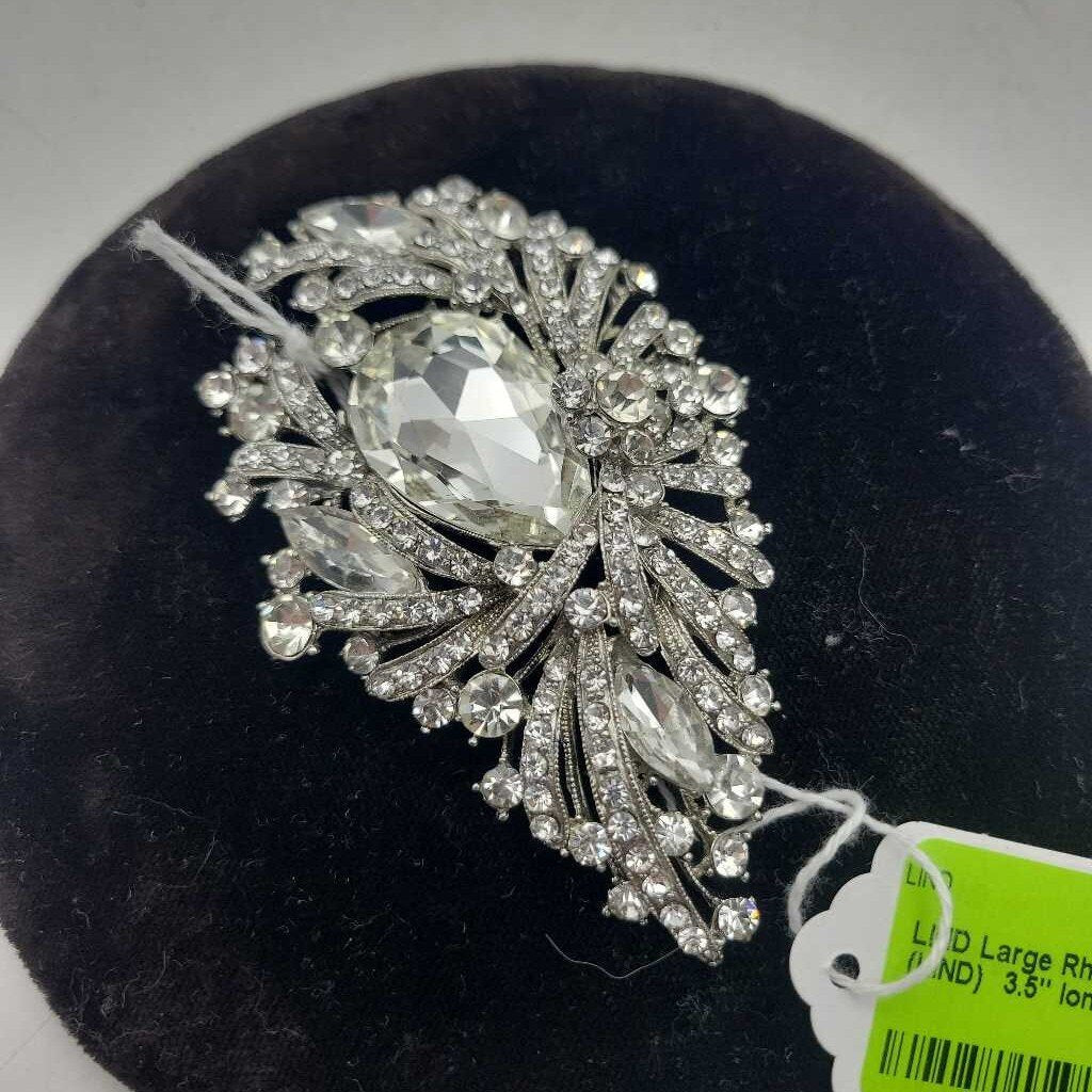Large Rhinestone brooch (LIND)