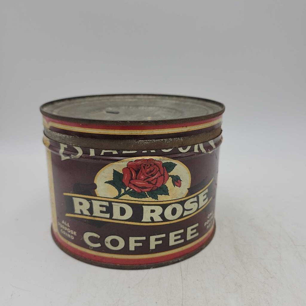 Red Rose Coffee Tin (DR)
