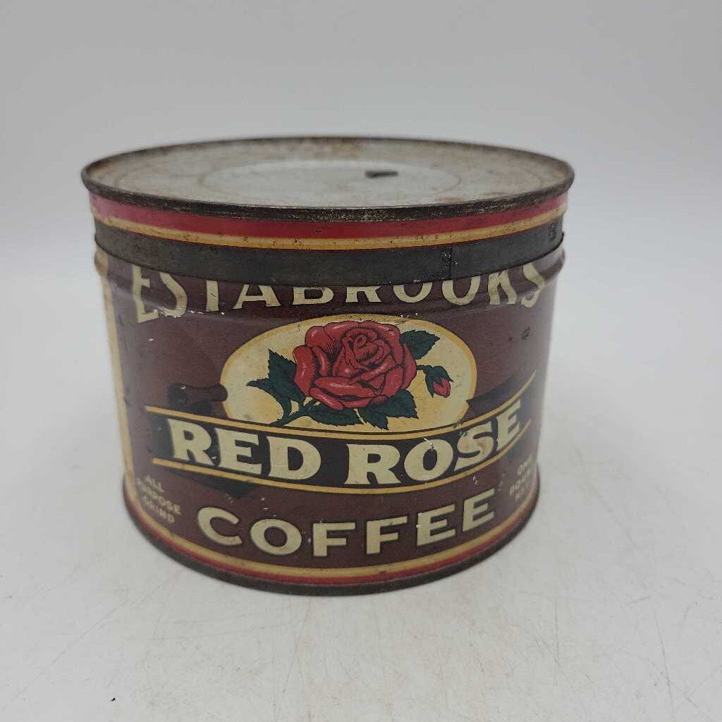 Red Rose Coffee Tin (DR)