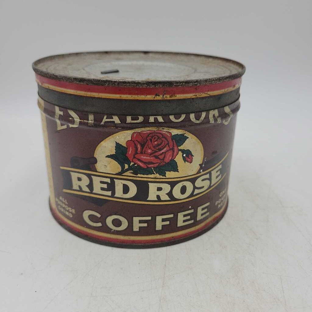 Red Rose Coffee Tin (DR)