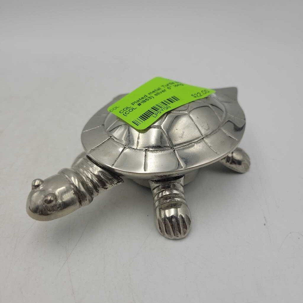 Plated metal Turtle Box (COL #1853)