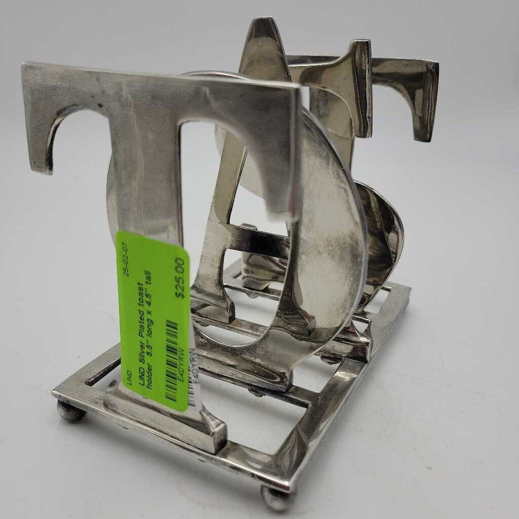 Silver Plated toast holder