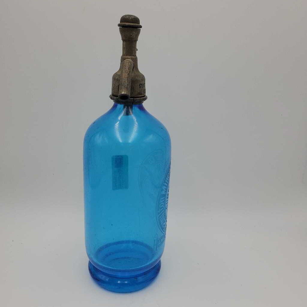 Hamilton Mineral Water Cummer and Son Siphon Bottle (JEF) Seltzer