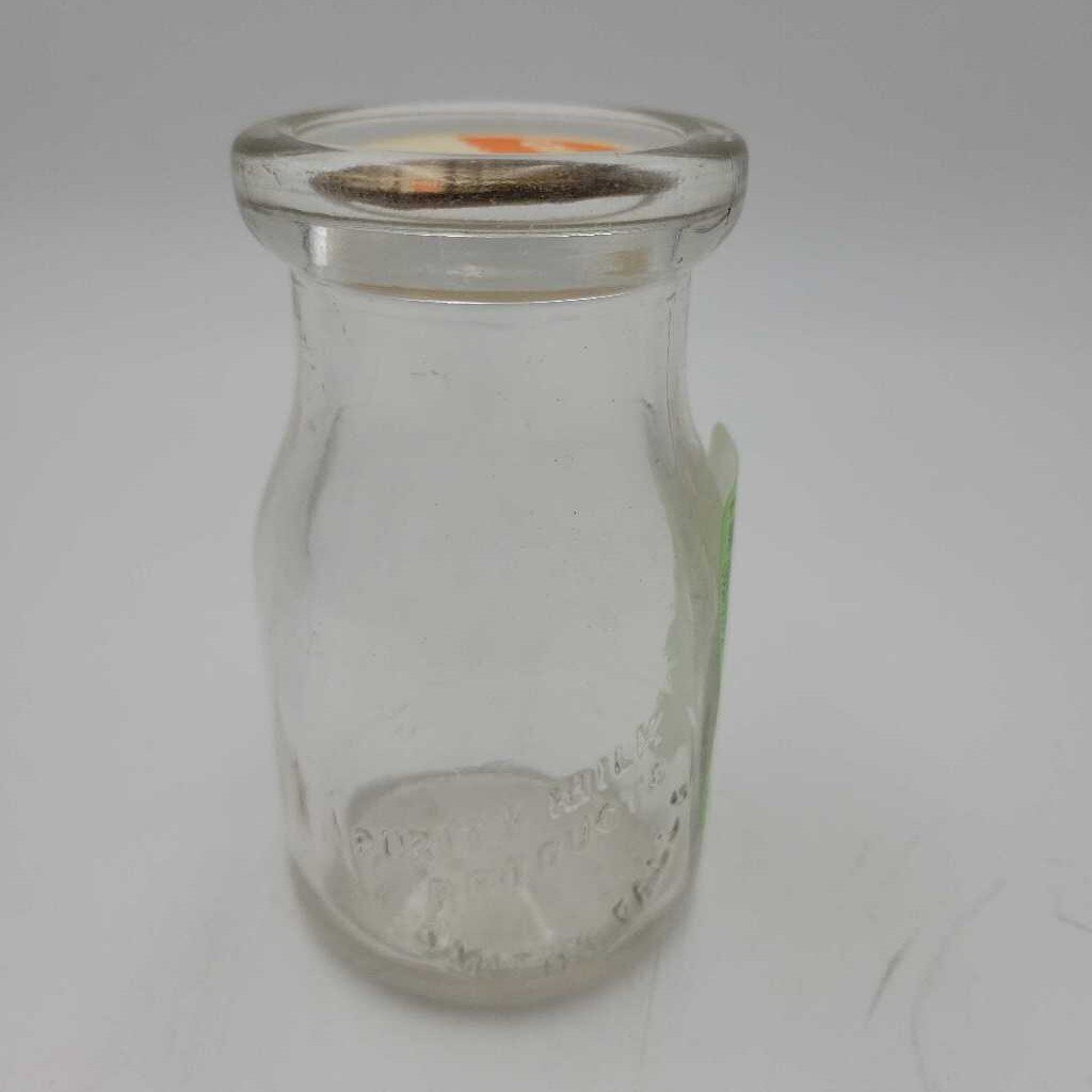 Quarter Pint Milk Bottle Purity Milk Products Smith Falls (JEF)