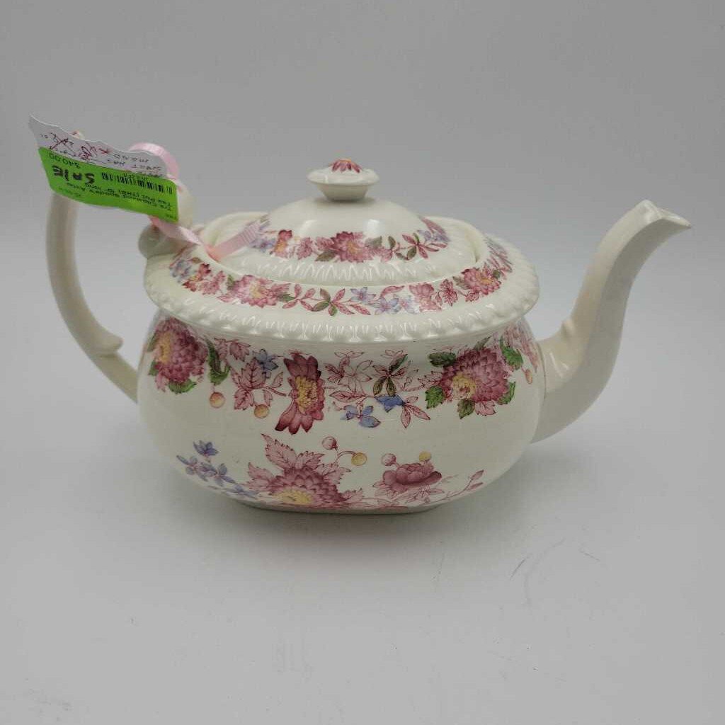 Copeland Spode's Aster Tea Pot (TRE)
