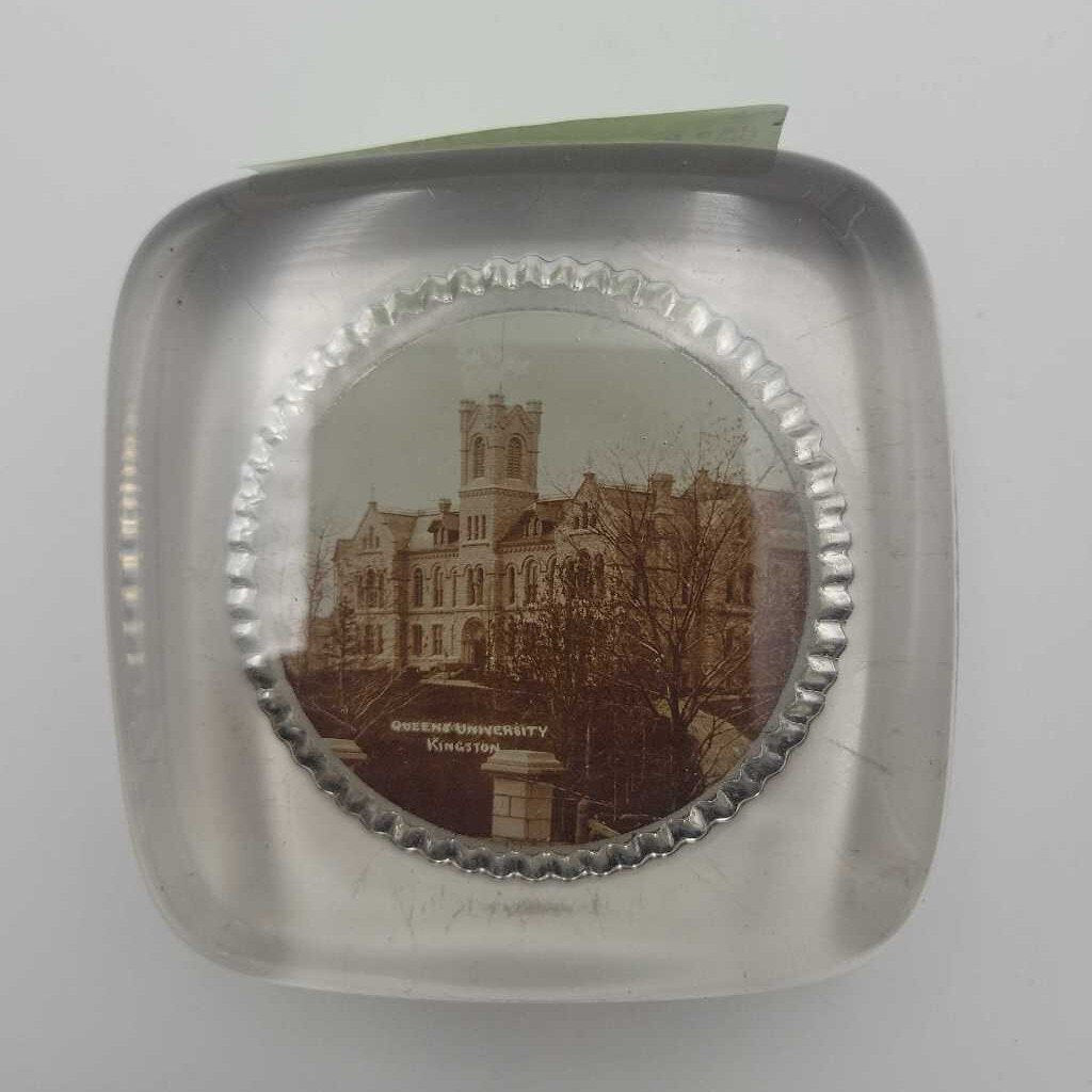 Kingston Queen's University Paper weight (JAS)