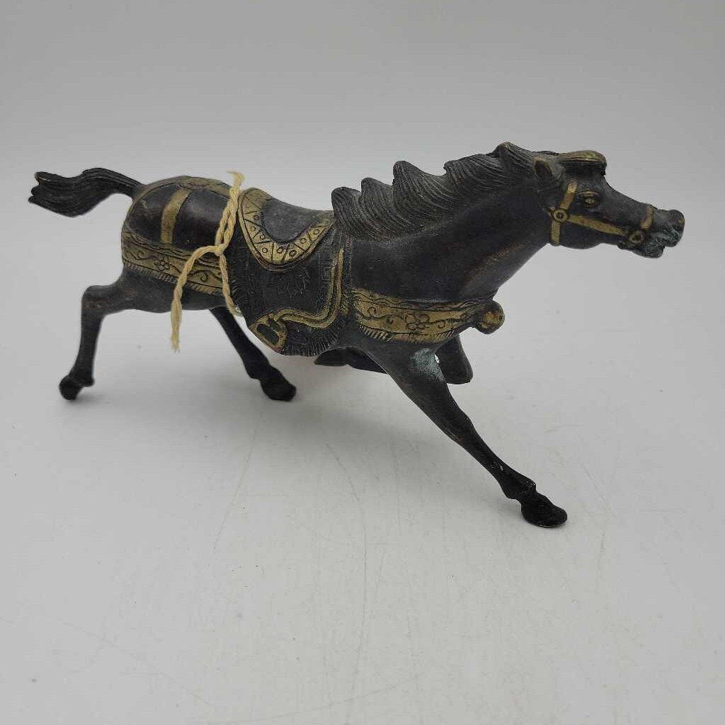 Brass Horse Excellent Condition Unknown Origin (TWS)