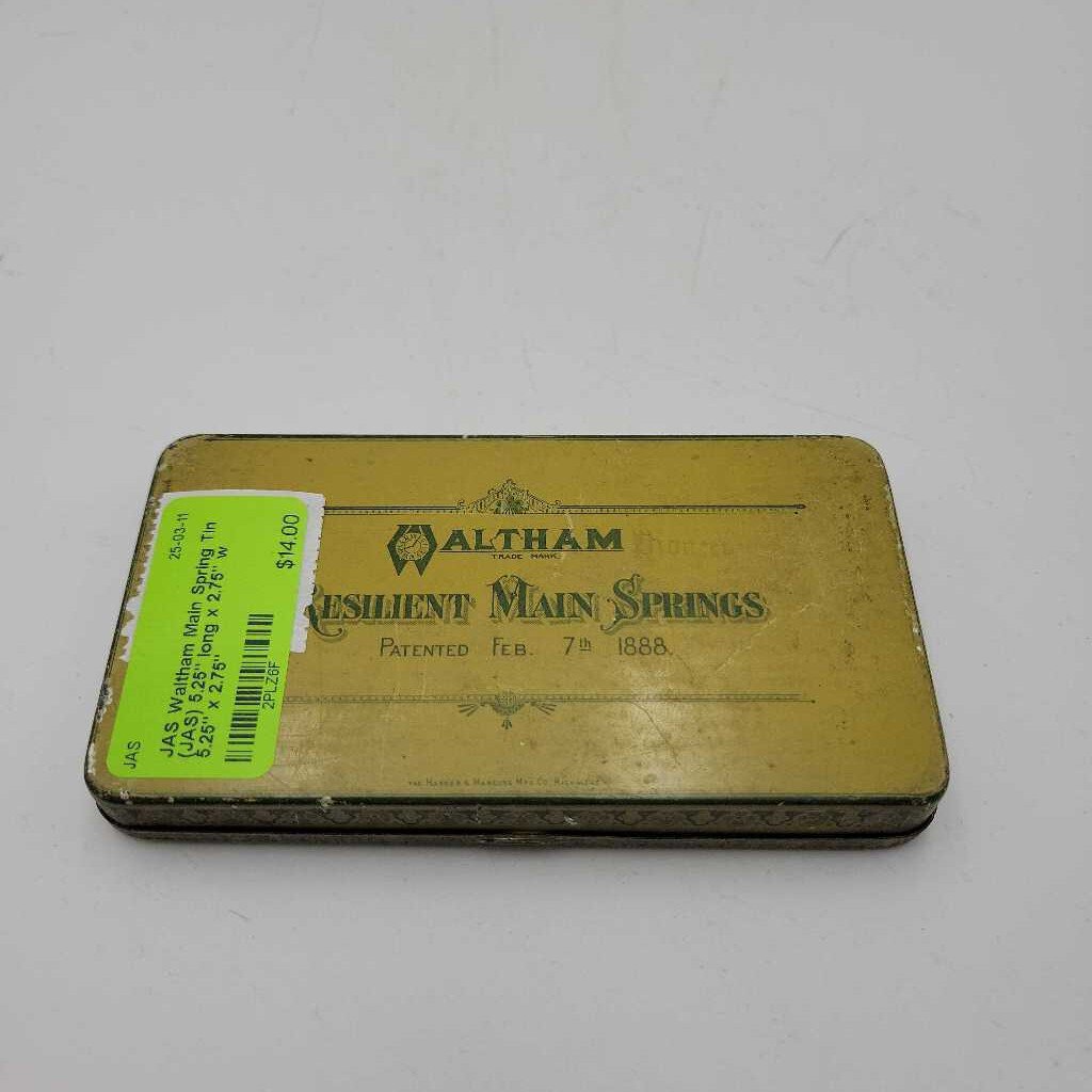 Waltham Main Spring Tin (JAS)