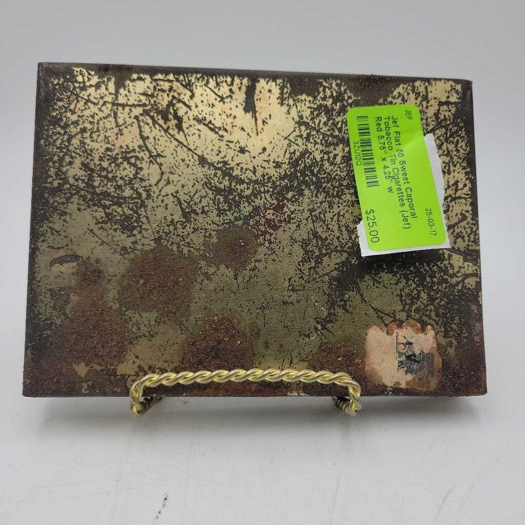 Flat 50 Sweet Caporal Tobacco Tin Cigarettes (Jef)