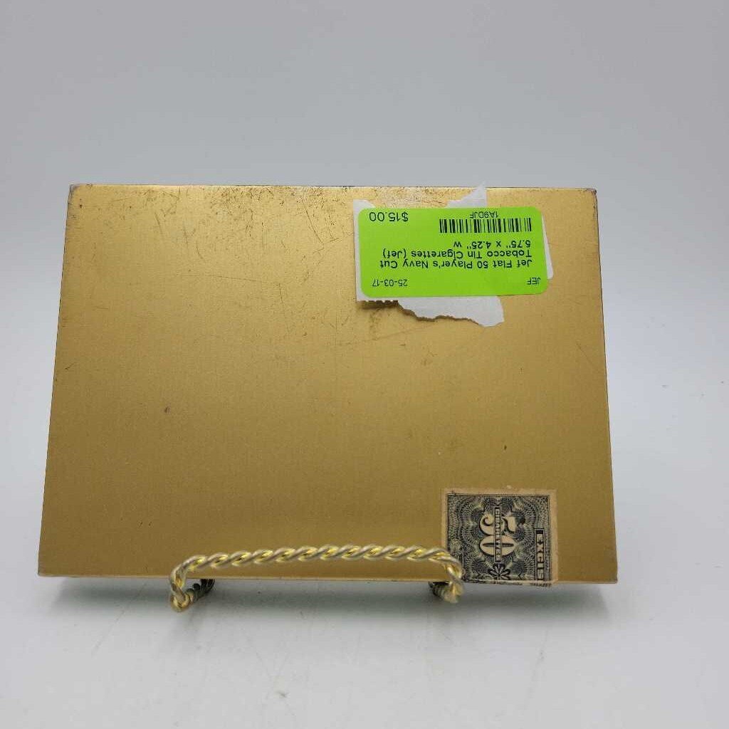 Flat 50 Player's Navy Cut Tobacco Tin Cigarettes (Jef)