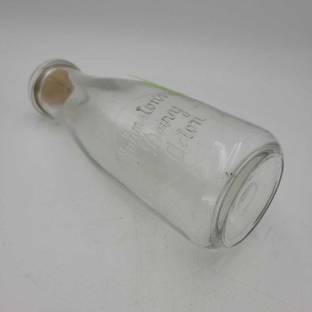 Johnstone's Dairy Pint Milk Bottle Acton (JEF)