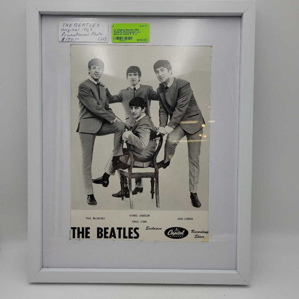 Original Beatles 1963 Publicity Photograph (JL)