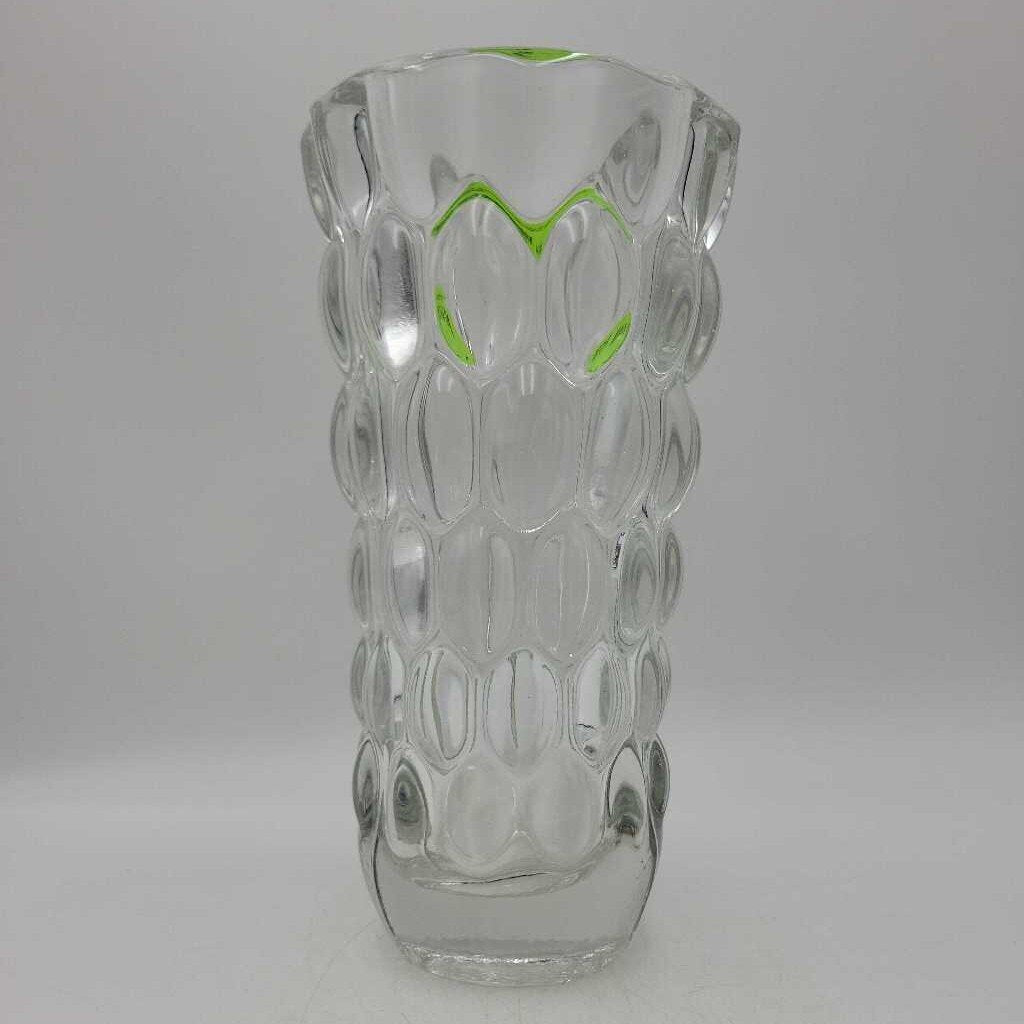 Vintage Heavy Crystal Bubble Vase (LOR)