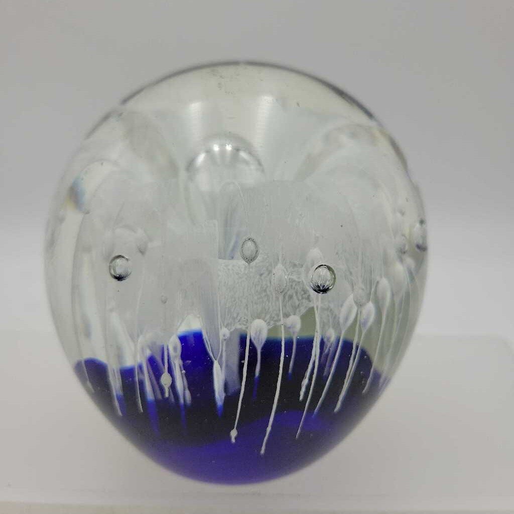Cobalt blue paperweight SR (NUR)