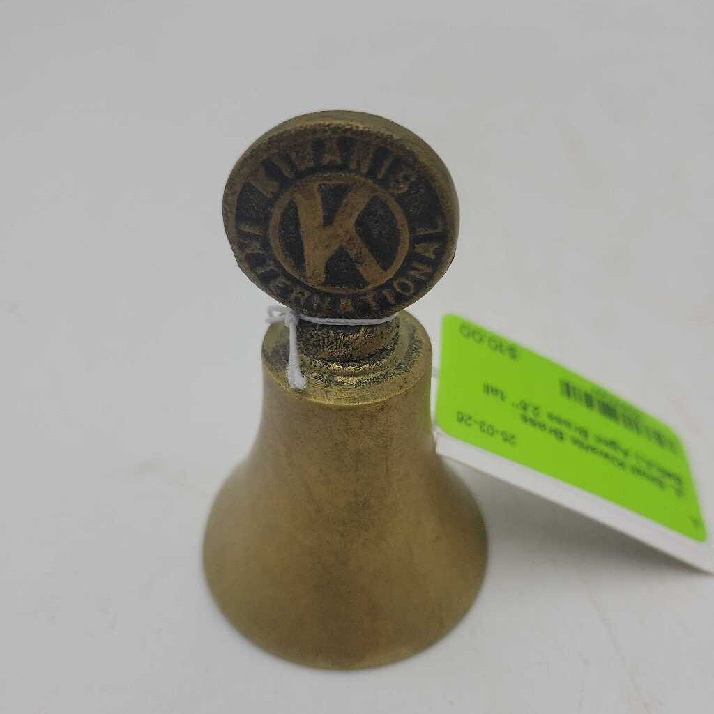 Small Kiwanis Brass Bell(JL)