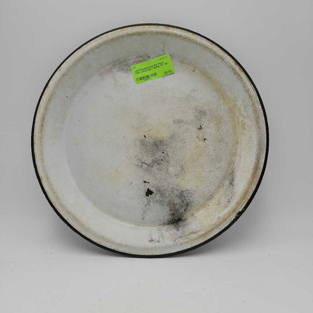 Enamelware Pie Plate Dish (JAS)