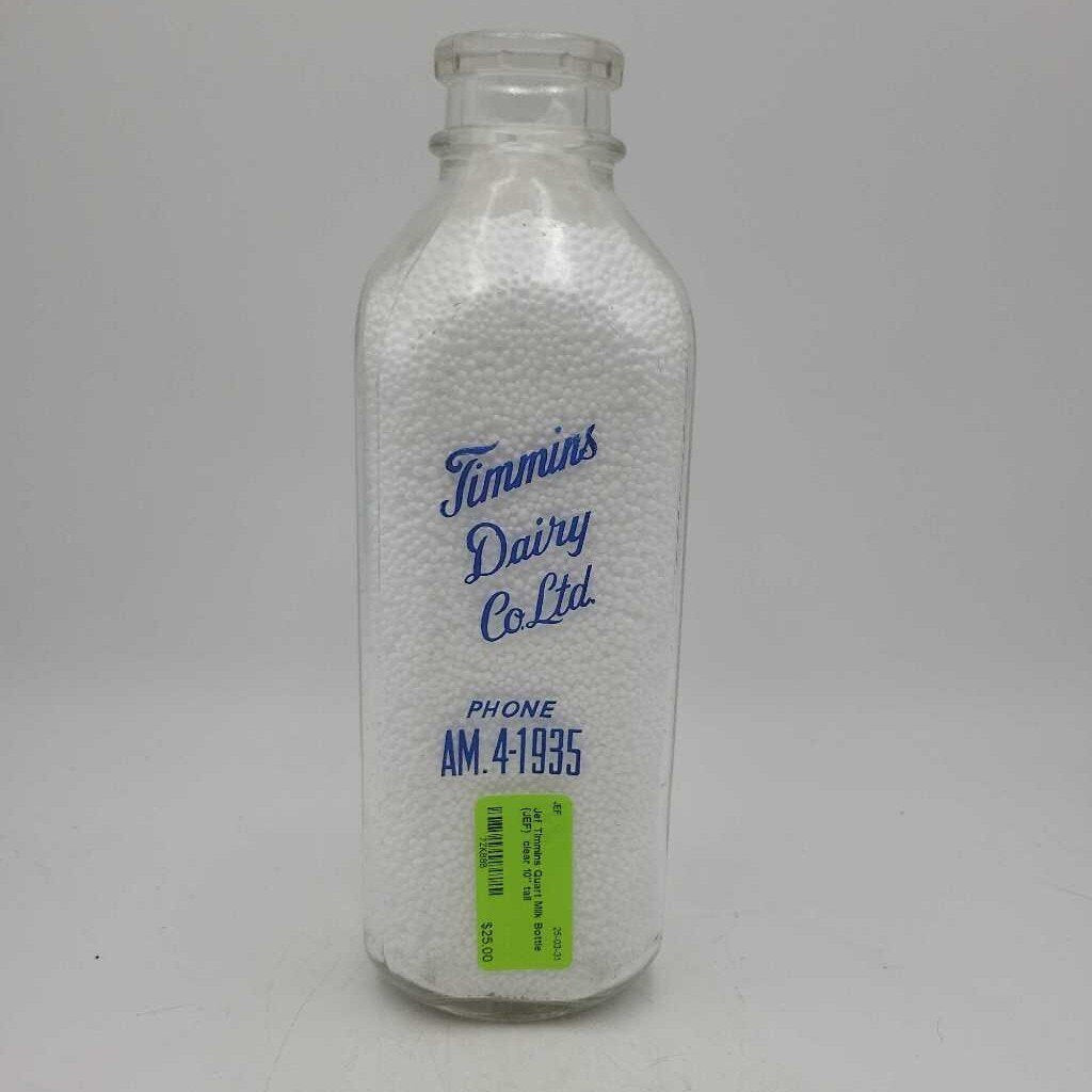 Timmins Quart Milk Bottle (JEF)