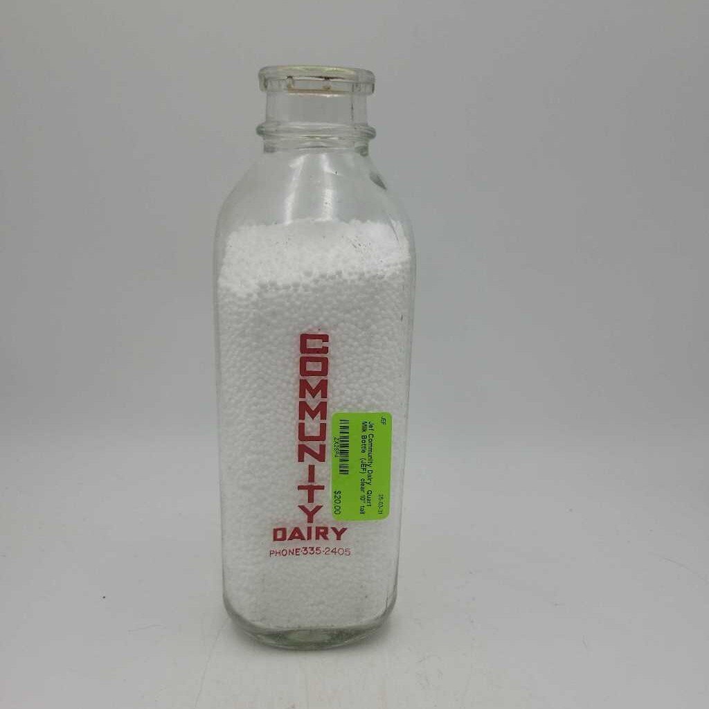 Community Dairy Quart Milk Bottle (JEF)