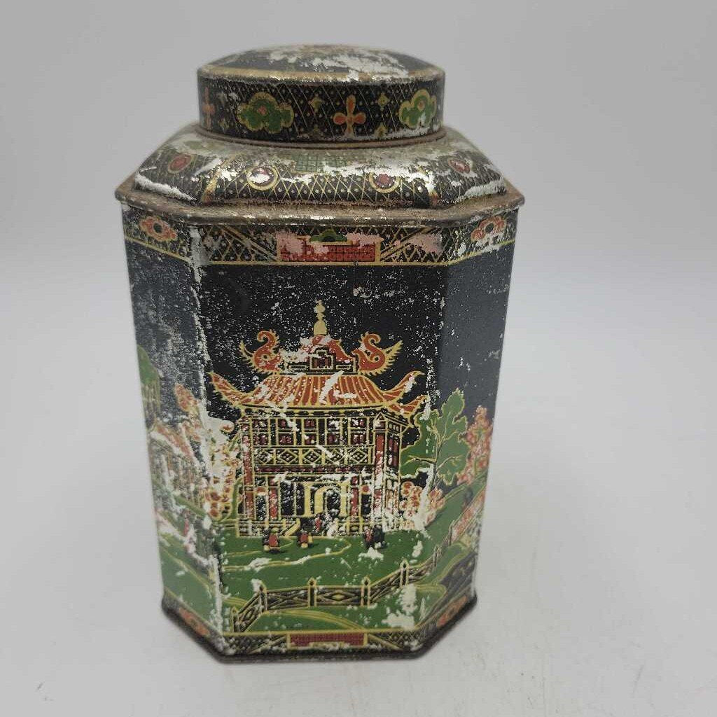 Antique Chinese Tea Tin (JAS)