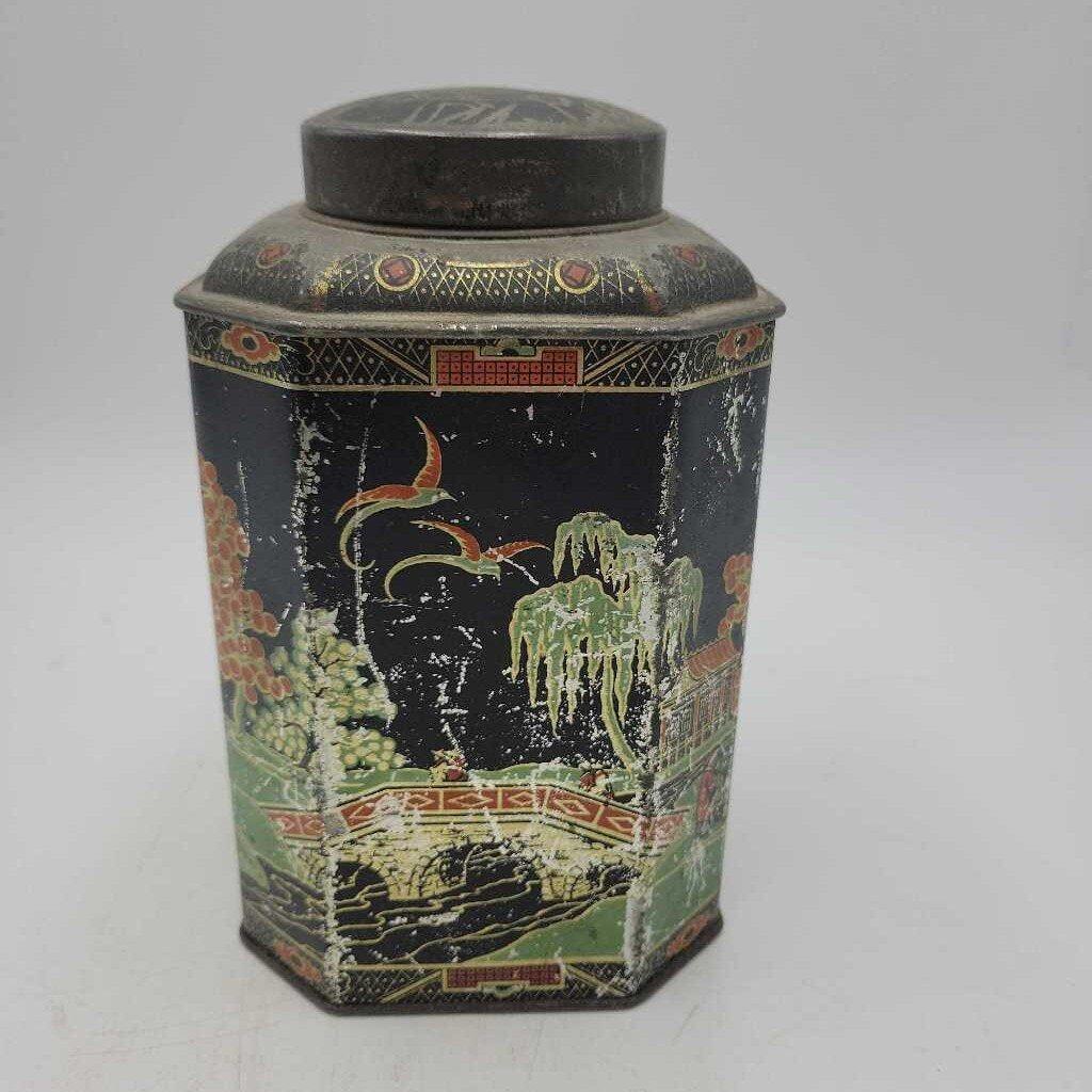Antique Chinese Tea Tin (JAS)