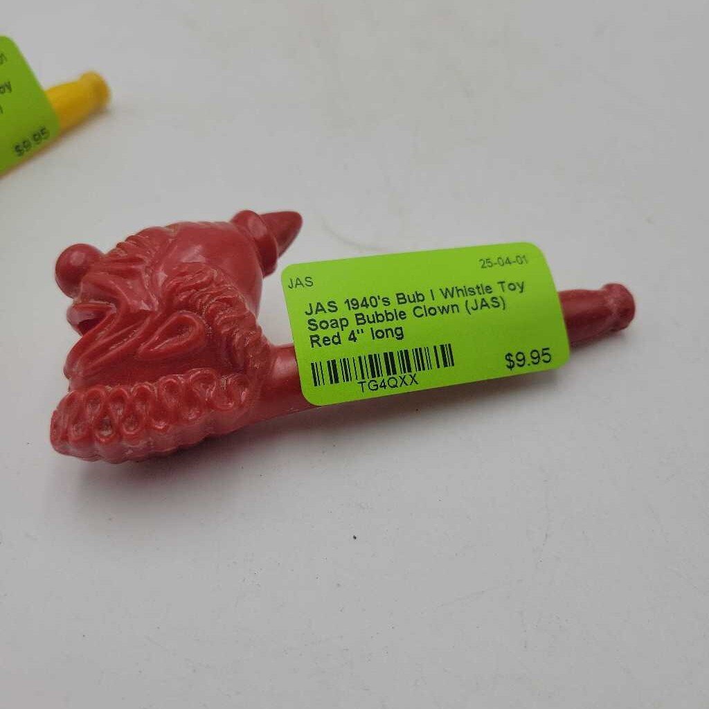 1940's Bub l Whistle Toy Soap Bubble Clown (JAS)