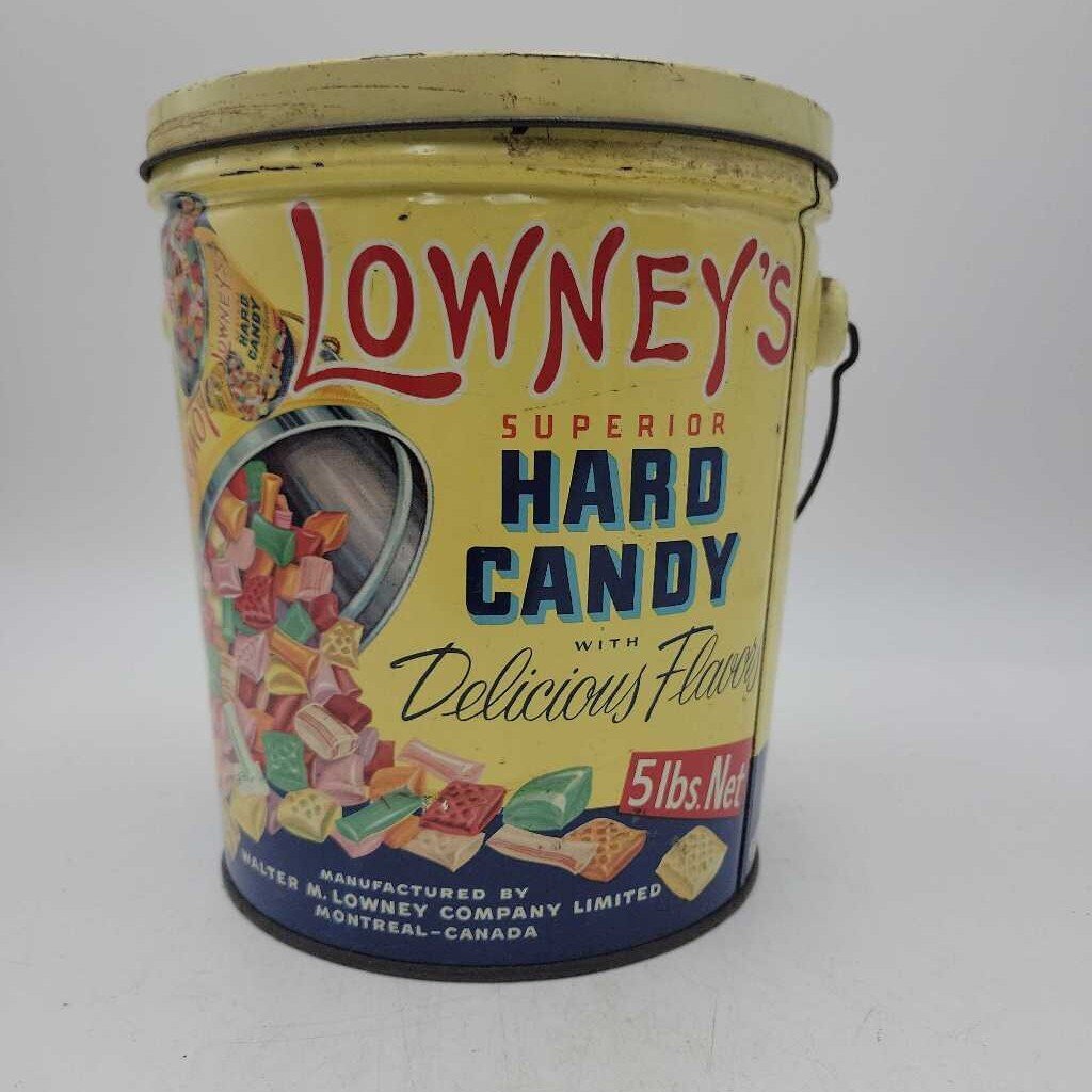 Lowney's Hard Candy Tin with lid (JAT)