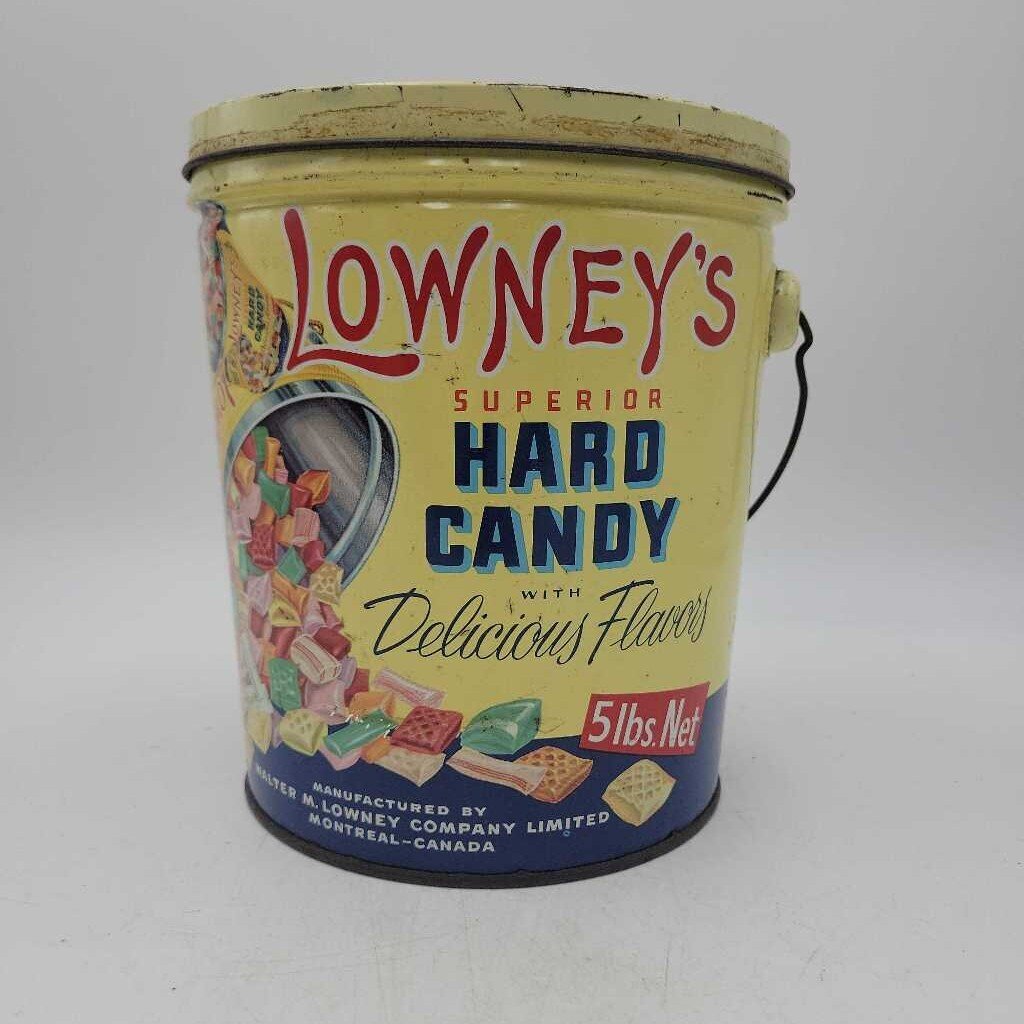 Lowney's Hard Candy Tin with lid (JAT)