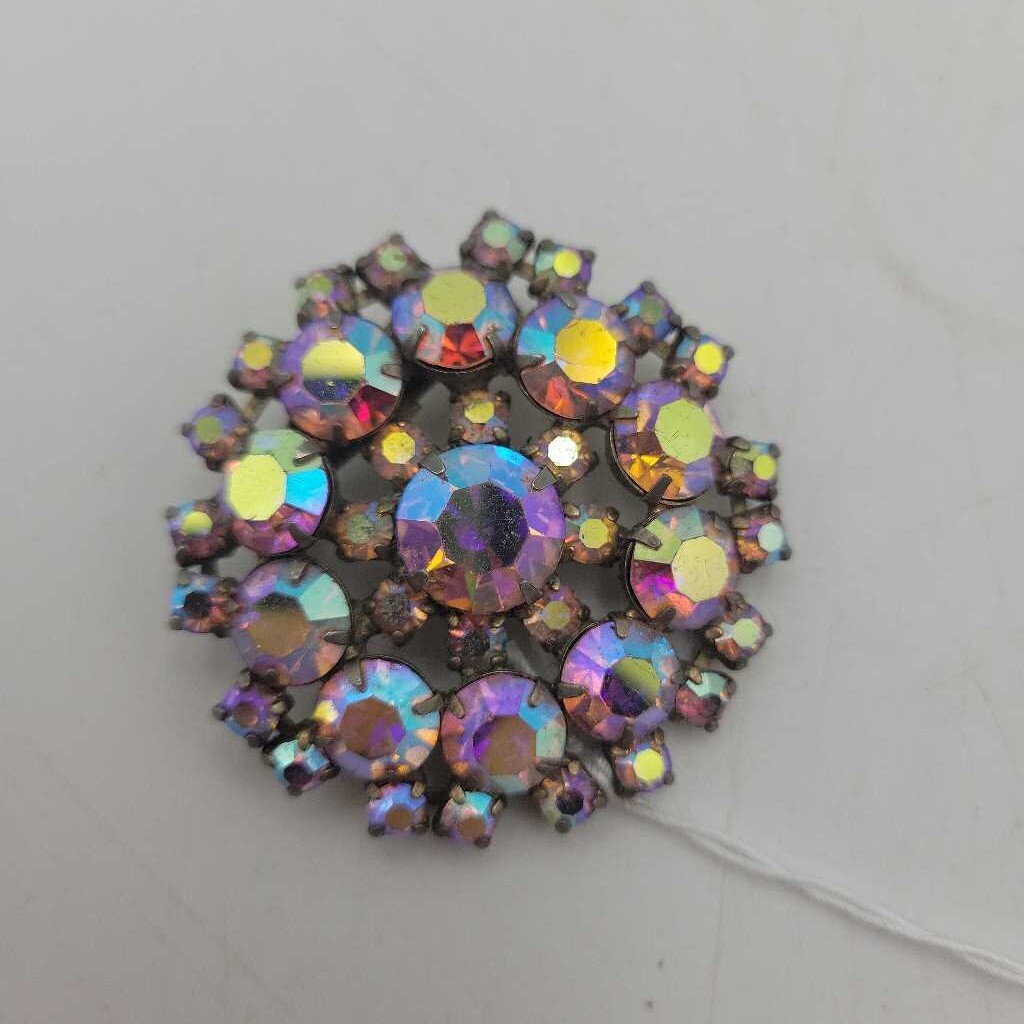 Vintage 1960s Coro Rhinestone Brooch - 11956 (VT)