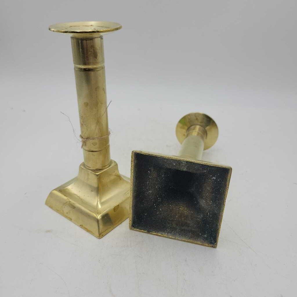 Brass Candlesticks (Set of 2) (OH)