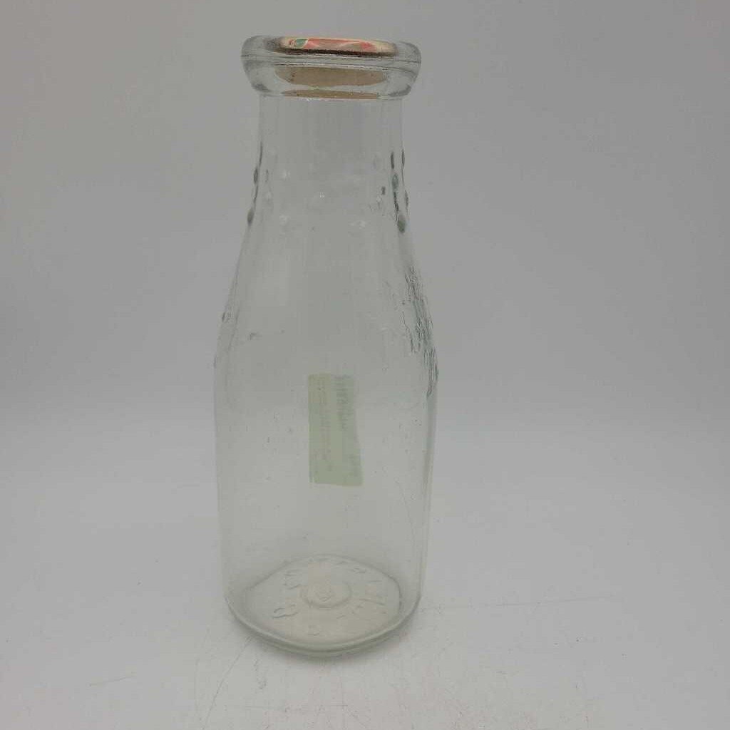 Guaranteed Pure milk pint bottle (JAS)