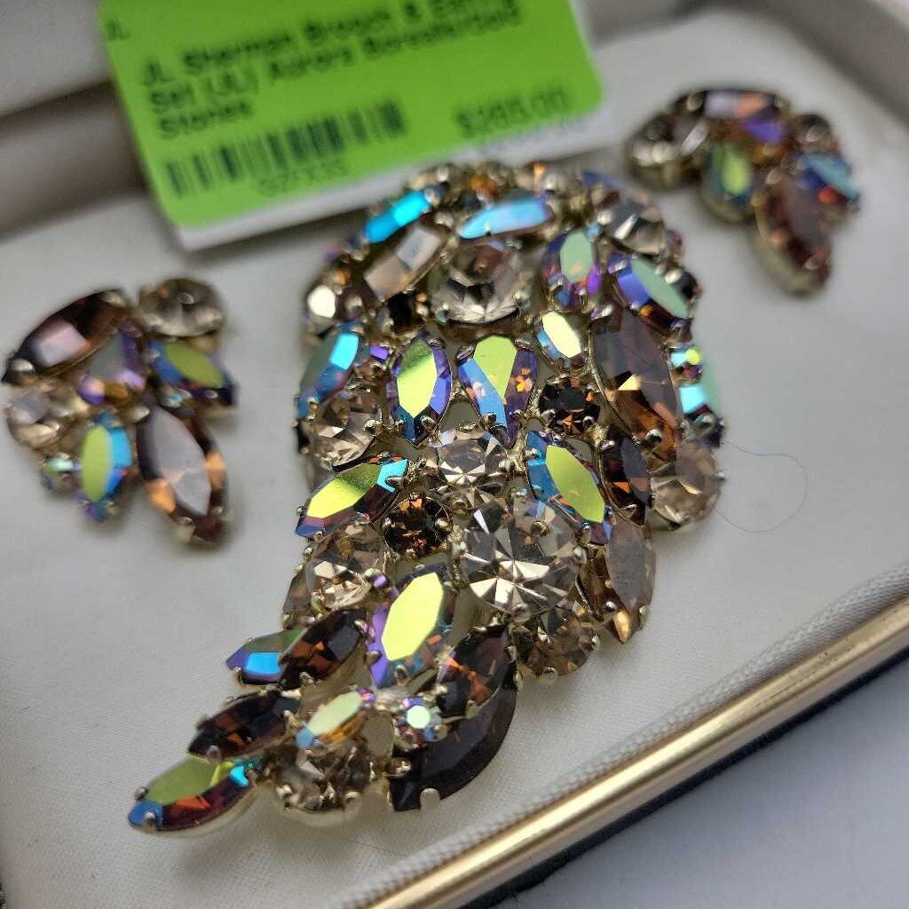 Sherman Brooch & Earring Set (JL)