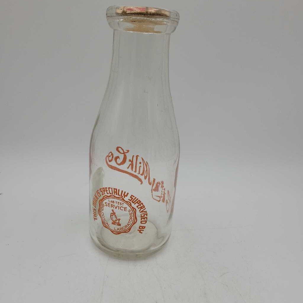 City Milk Co. Pint Milk Bottle Hamilton (Jef)