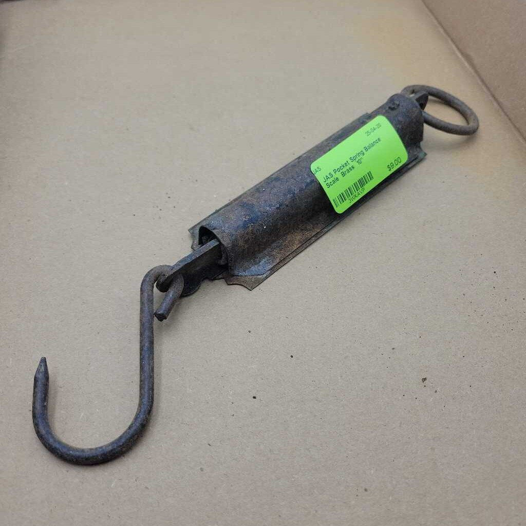Pocket Spring Balance Scale Brass