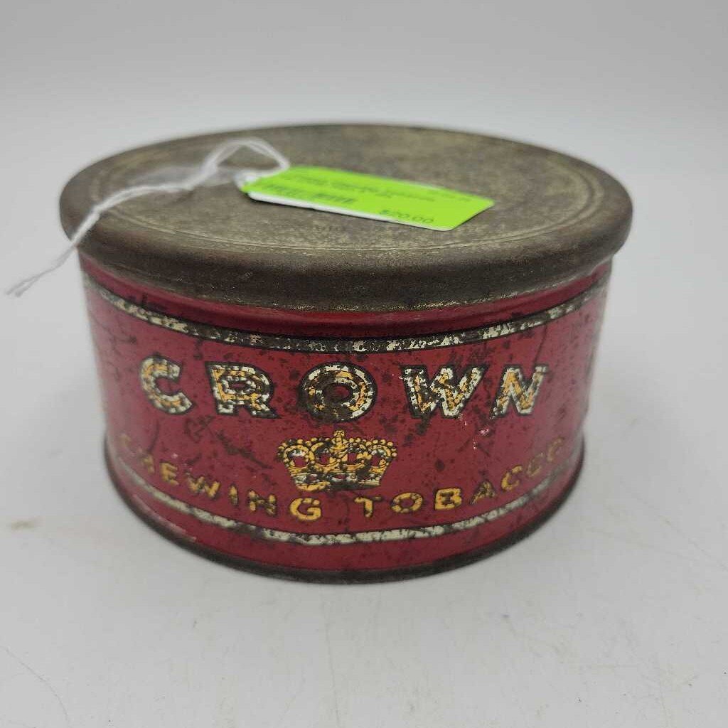 Crown Chewing Tobacco Tin (DEB)
