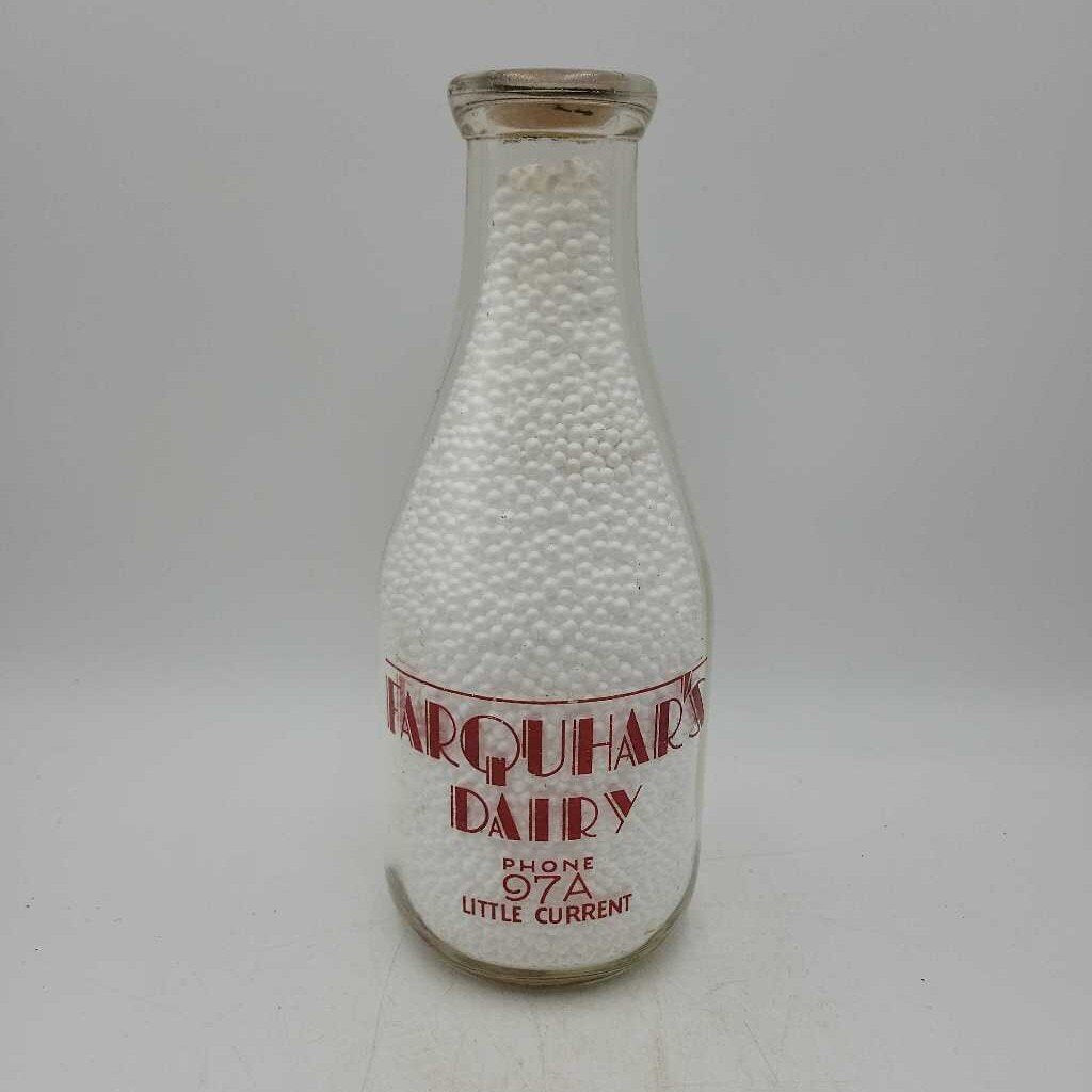 Farquhar's Dairy Quart Milk bottle (JEF)