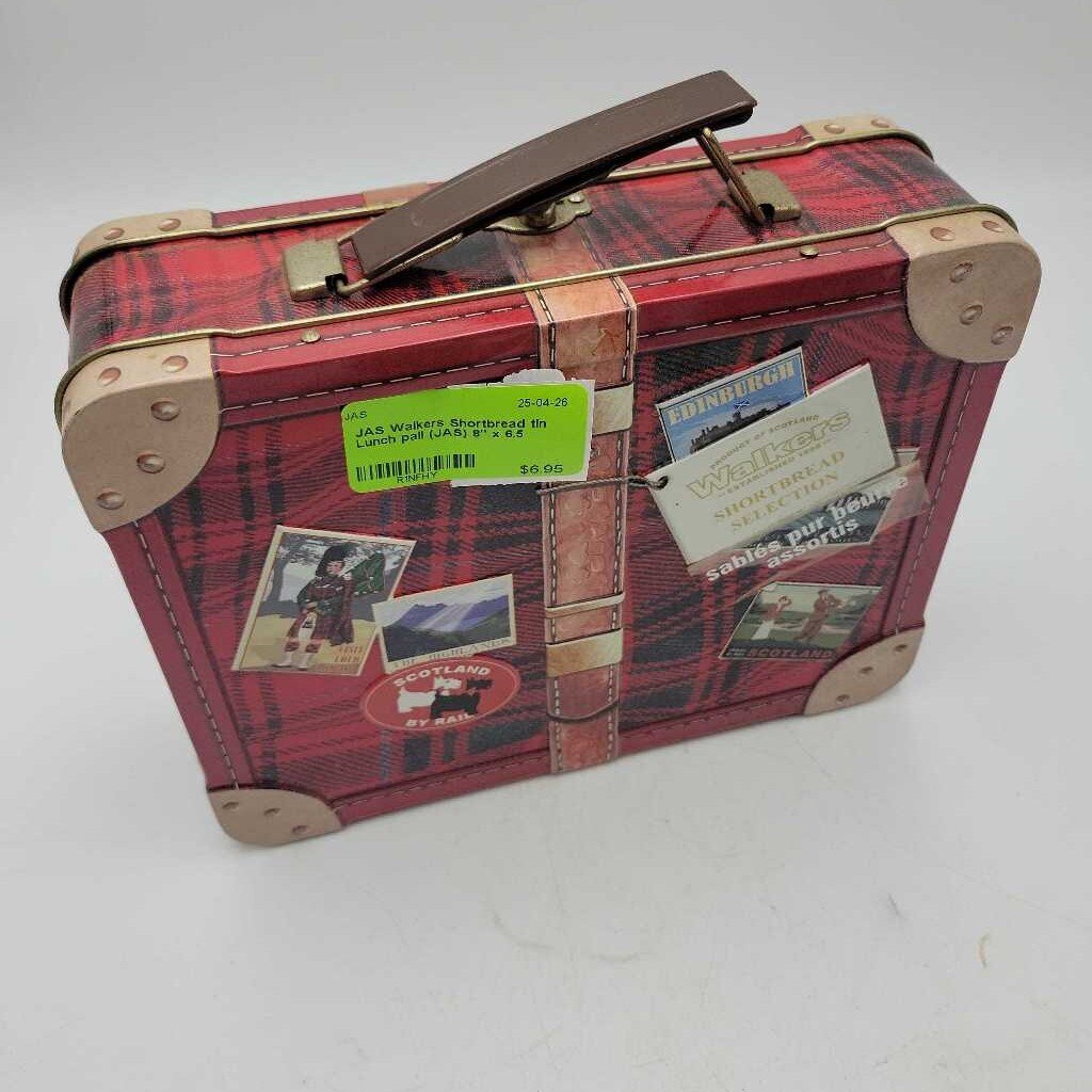 Walkers Shortbread tin Lunch pail (JAS)