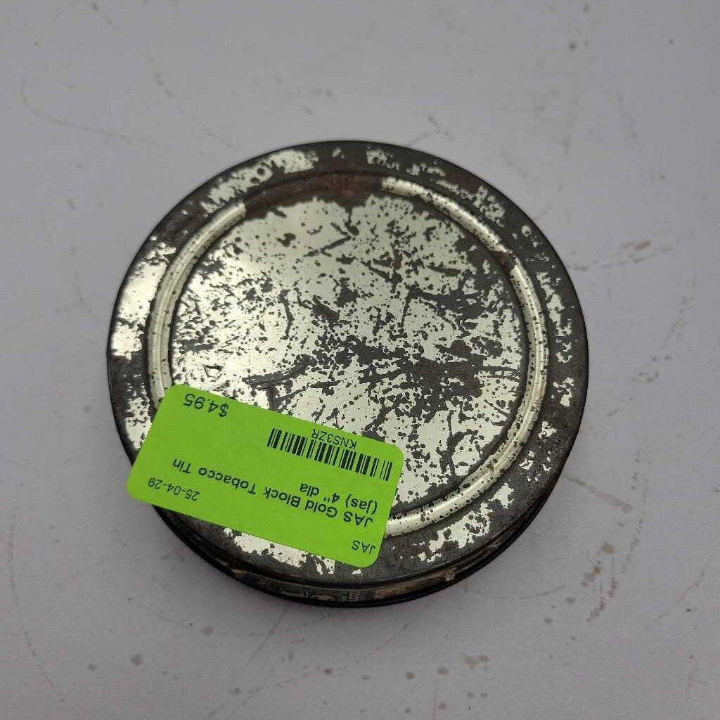 Gold Block Tobacco Tin (jas)