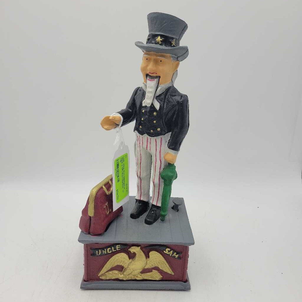 Uncle Sam Mechanical Bank (LOR) Reproduction