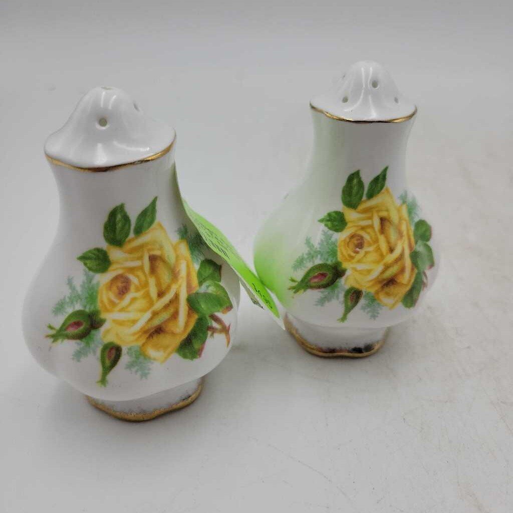 Royal Albert Salt and Pepper Yellow Tea rose (PR) (YVO) (504)