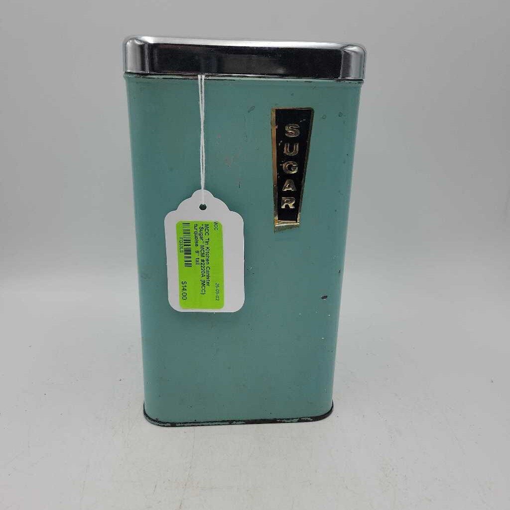 Tin Kitchen Canister "Sugar" MCM #2220A (MCC)