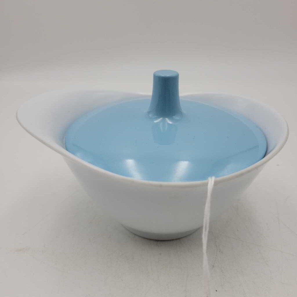 MCM Texas Ware Sugar Bowl in Mayan Turquoise #1077