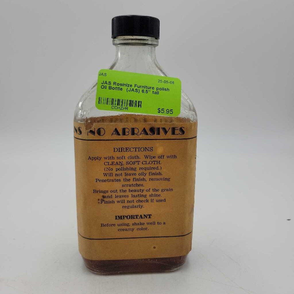 Rosinize Furniture polish Oil Bottle (JAS)