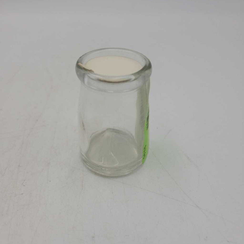 Small Glass Creamer With lid (JAS)